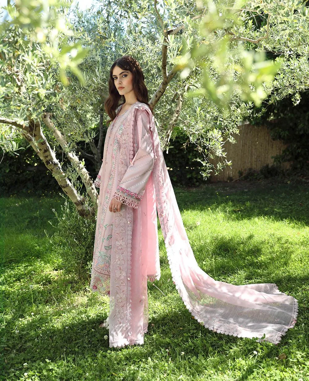 Republic Womenswear Aylin Summer Lawn 24 Pink Organza – view 4 – Poshaq