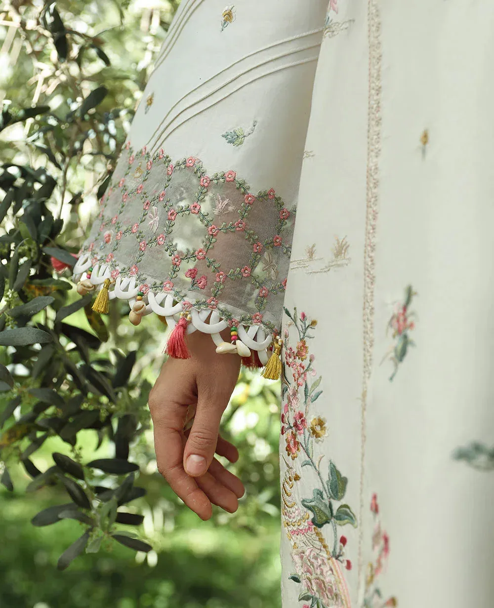 Republic Womenswear Aylin Summer Lawn 24 Cream Organza – view 5 – Poshaq