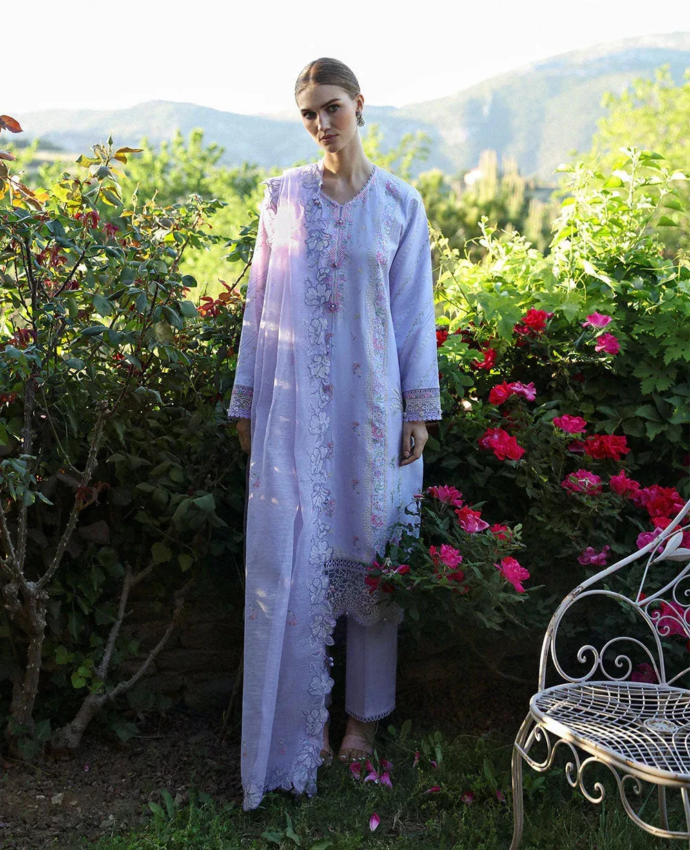 Republic Womenswear Aylin Summer Lawn 24 Lilac Organza – view 1 – Poshaq