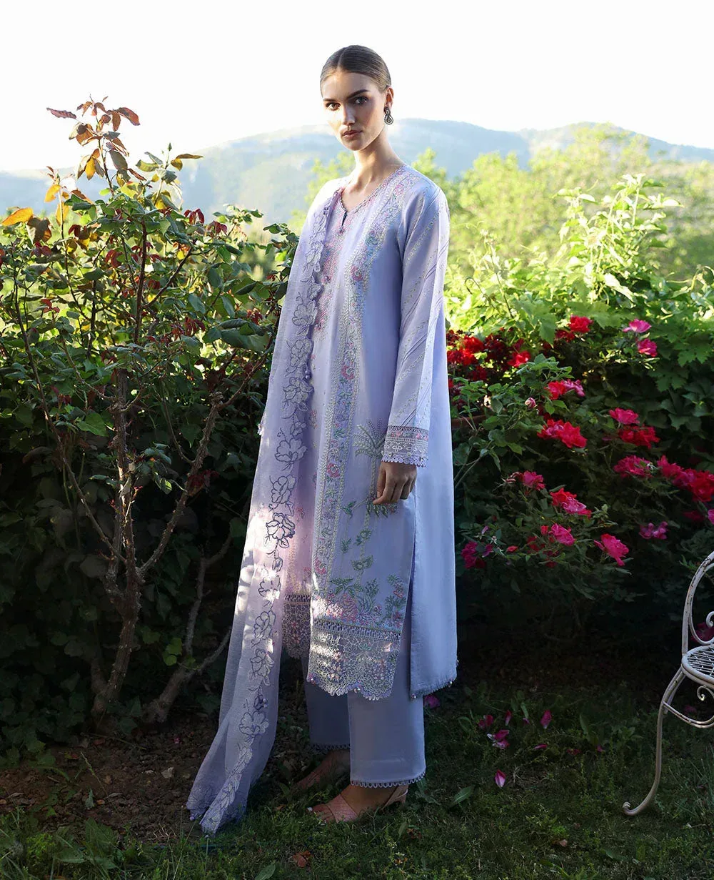 Republic Womenswear Aylin Summer Lawn 24 Lilac Organza – view 2 – Poshaq