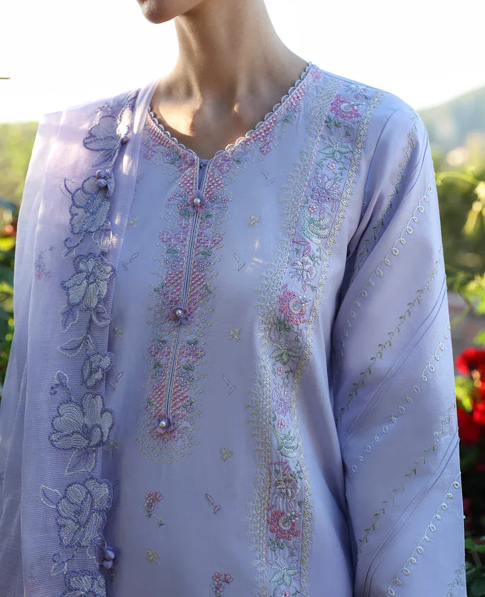 Republic Womenswear Aylin Summer Lawn 24 Lilac Organza – view 3 – Poshaq