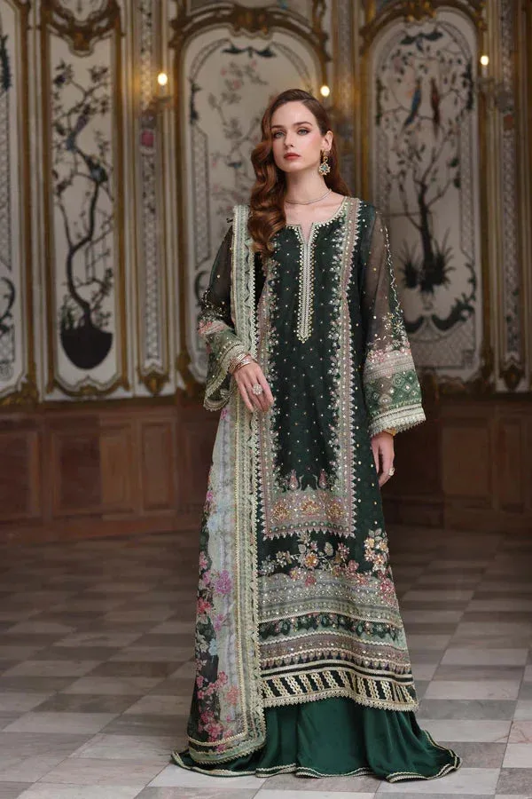 Noor by Saadia Asad Festive 25 green Chiffon – view 1 – Poshaq