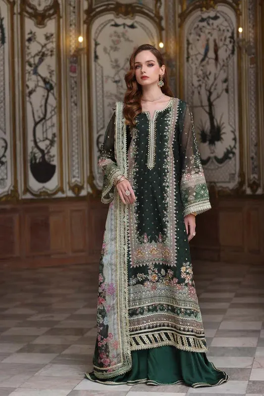 Noor by Saadia Asad Festive 25 green Chiffon – view 1 – Poshaq