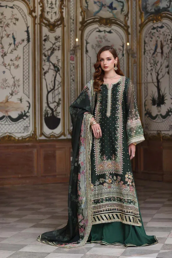 Noor by Saadia Asad Festive 25 green Chiffon – view 2 – Poshaq