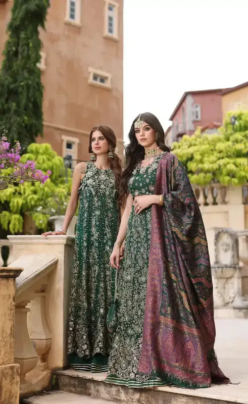 Noor by Saadia Asad Kaani Wedding Formals 23 Raw Silk – view 1 – Poshaq