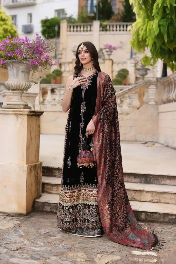 Noor by Saadia Asad Kaani Wedding Formals 23 Velvet – view 4 – Poshaq