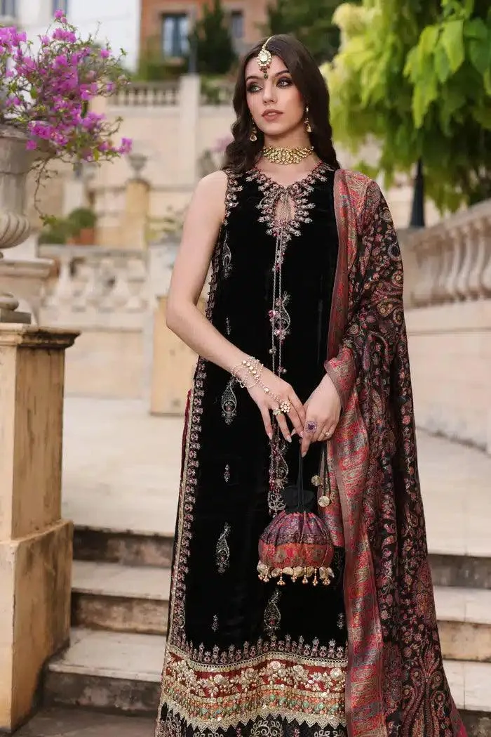 Noor by Saadia Asad Kaani Wedding Formals 23 Velvet – view 5 – Poshaq