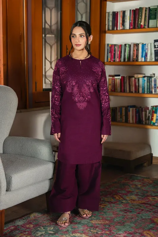 Neeshay Ready To Wear Winter Plum – view 1 – Poshaq