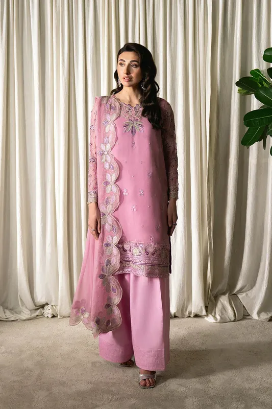 Neeshay Ready to Wear Chiffon Lilac Chiffon – view 1 – Poshaq