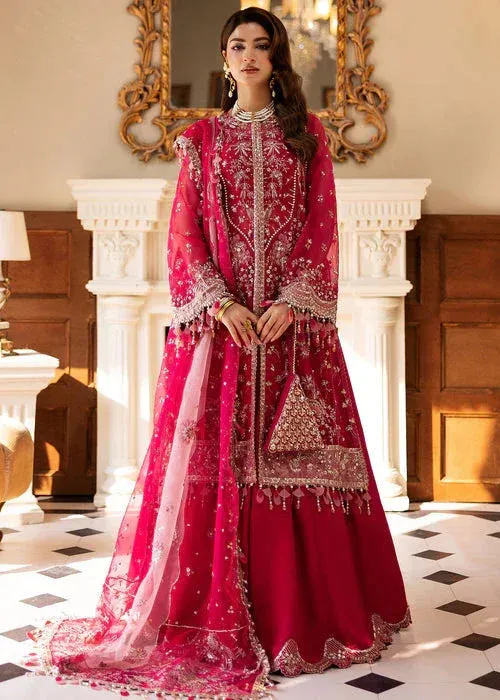 Sadaf Fawad Khan Wedding Festive 25 Hot Pink Organza – view 1 – Poshaq