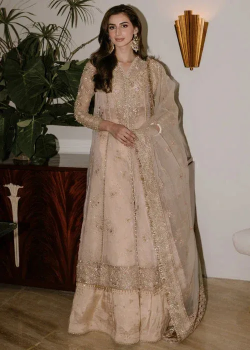 Sadaf Fawad Khan Wedding Festive 25 Ivory Organza – view 2 – Poshaq