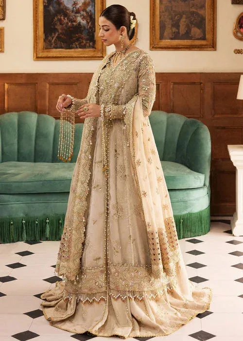 Sadaf Fawad Khan Wedding Festive 25 Ivory Organza – view 5 – Poshaq