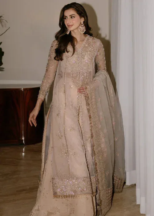 Sadaf Fawad Khan Wedding Festive 25 Ivory Organza – view 6 – Poshaq