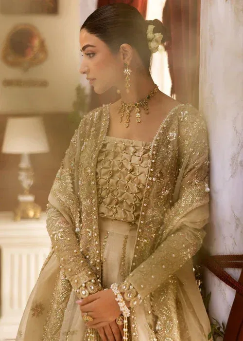 Sadaf Fawad Khan Wedding Festive 25 Ivory Organza – view 7 – Poshaq