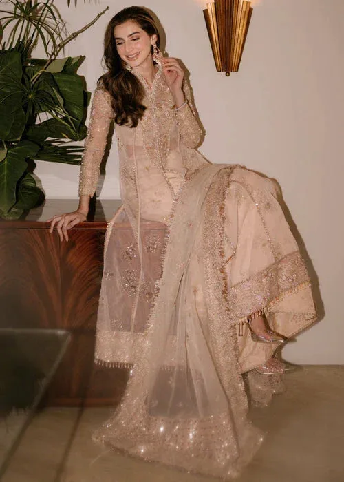 Sadaf Fawad Khan Wedding Festive 25 Ivory Organza – view 8 – Poshaq