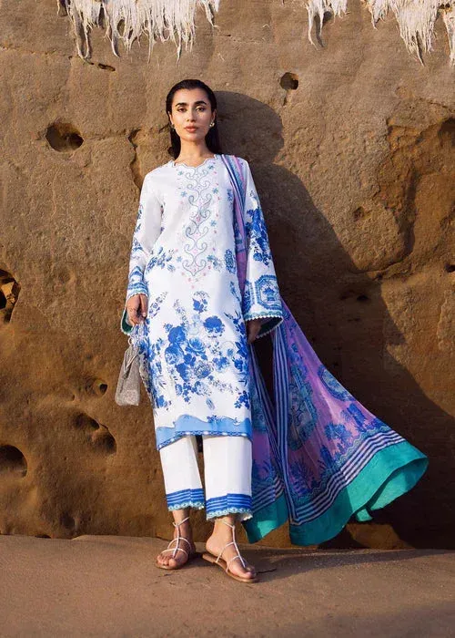 Sadaf Fawad Khan Siraa Lawn 25 White Organza – view 1 – Poshaq