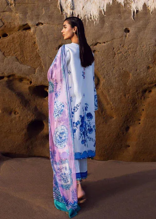 Sadaf Fawad Khan Siraa Lawn 25 White Organza – view 2 – Poshaq