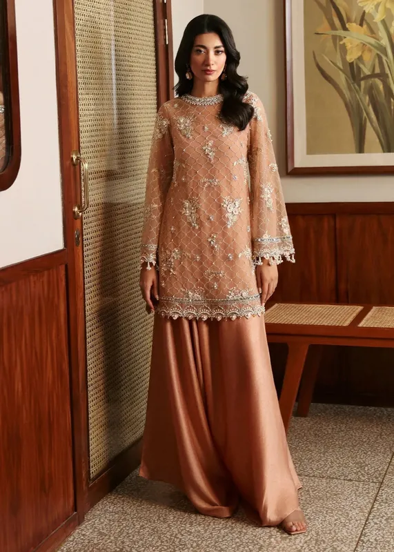 Sadaf Fawad Khan Late Checkout at the Fred Peach Pink Net – view 1 – Poshaq