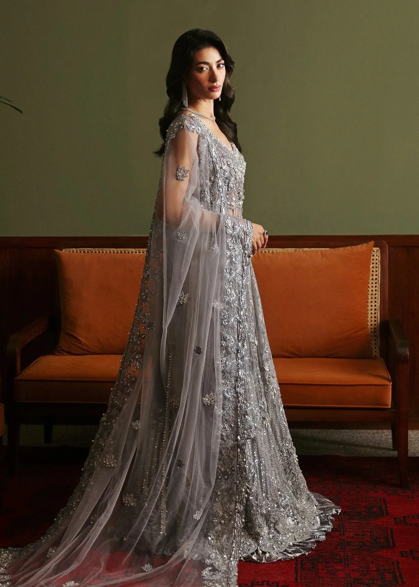 Sadaf Fawad Khan Late Checkout at the Fred Steel Gray Hue Tissue – view 2 – Poshaq