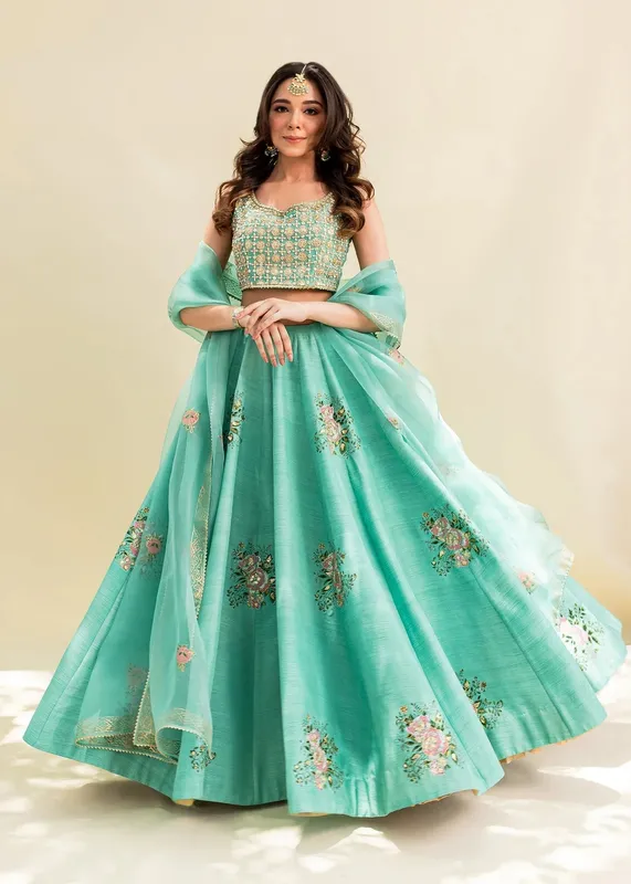 Sadaf Fawad Khan Zinnia Festive Formals White Raw Silk – view 1 – Poshaq