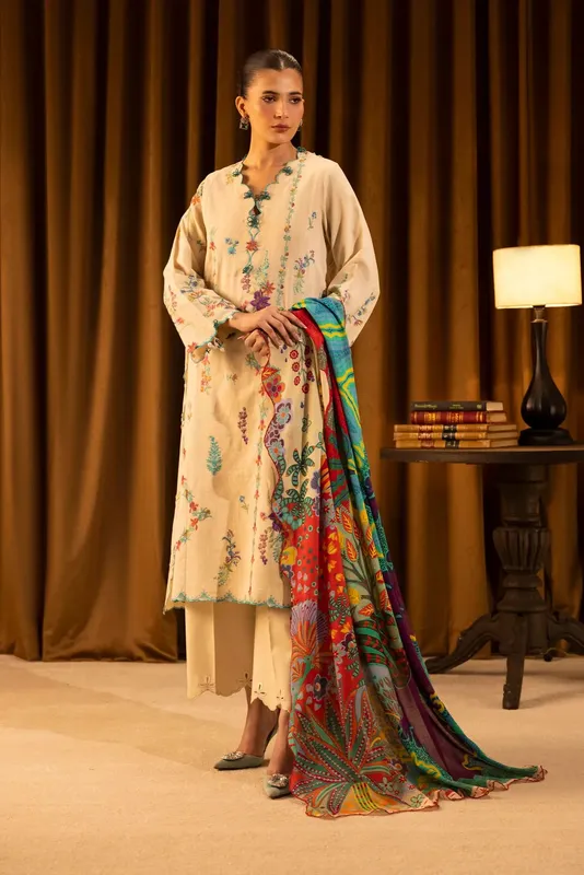 Sana Safinaz Muzlin Winter 25 Organza – view 1 – Poshaq