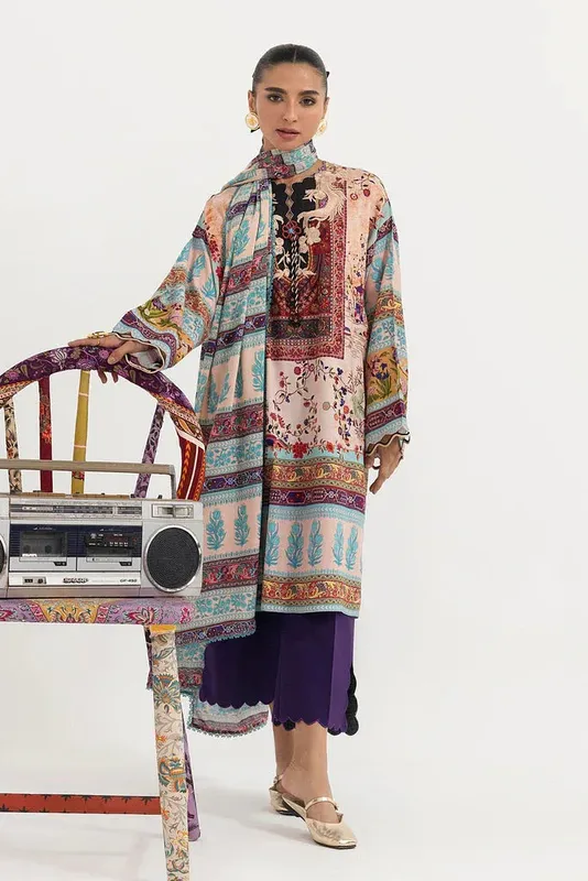 Sana Safinaz Mahay Winter 25 Dust Storm Linen – view 1 – Poshaq