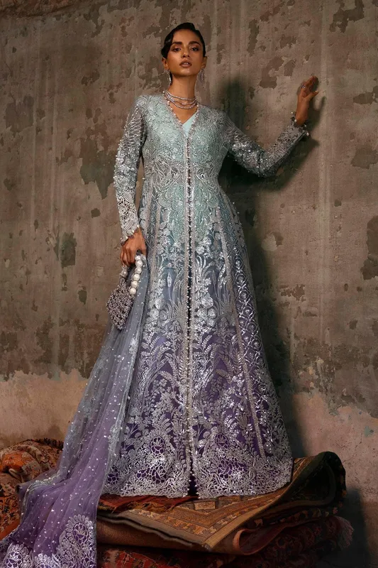 Sana Safinaz Nura Vol. II 2025 Green Raw Silk – view 1 – Poshaq