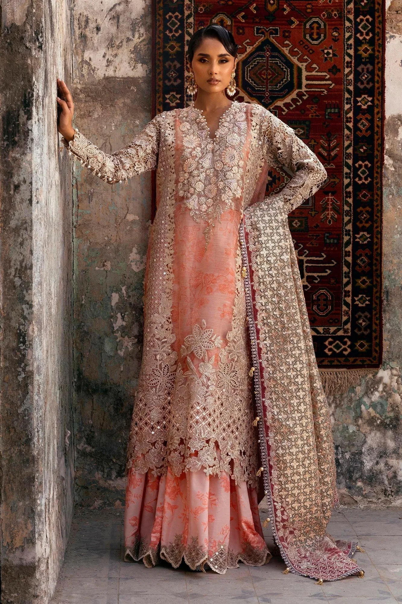 Sana Safinaz Nura Vol. II 2025 Purple Raw Silk – view 1 – Poshaq