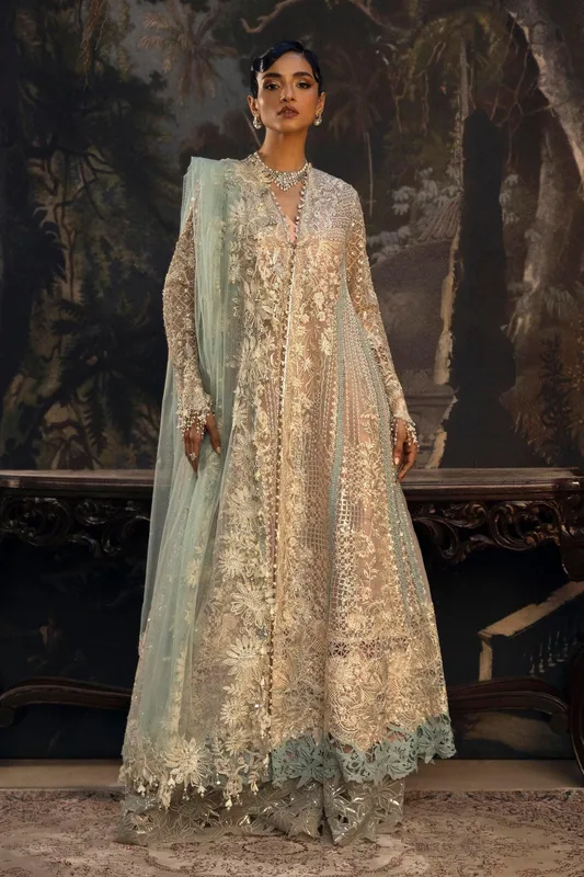 Sana Safinaz Nura Vol. I 2025 White Raw Silk – view 1 – Poshaq