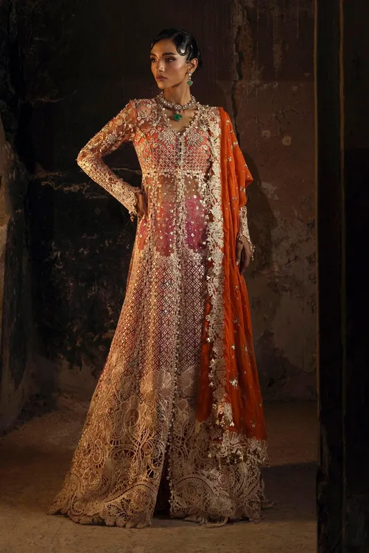 Sana Safinaz Nura Vol. I 2025 Fuchsia Georgette – view 1 – Poshaq