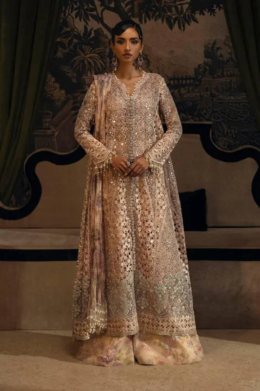 Sana Safinaz Nura Vol. I 2025 Lilac Raw Silk – view 1 – Poshaq