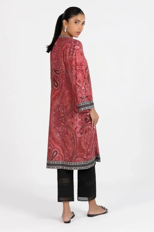 Sana Safinaz Silk Tunics Multicolor Crepe – view 1 – Poshaq