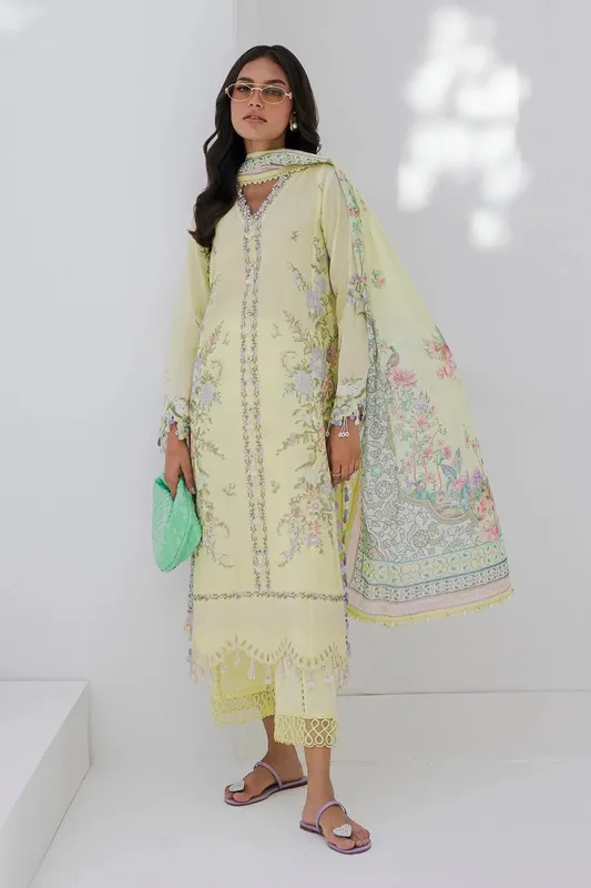 Sana Safinaz Muzlin Summer 25 Lime Cotton – view 1 – Poshaq