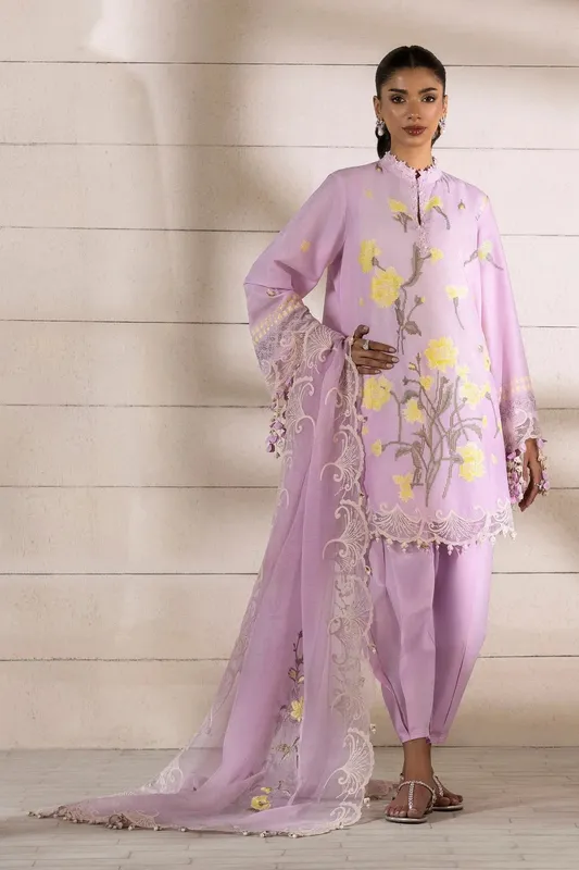 Sana Safinaz Muzlin Spring 25 Lilac Organza – view 1 – Poshaq