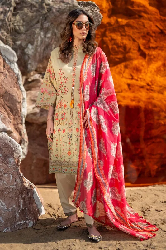 Sana Safinaz Mahay Spring 24 Skin Organza – view 1 – Poshaq