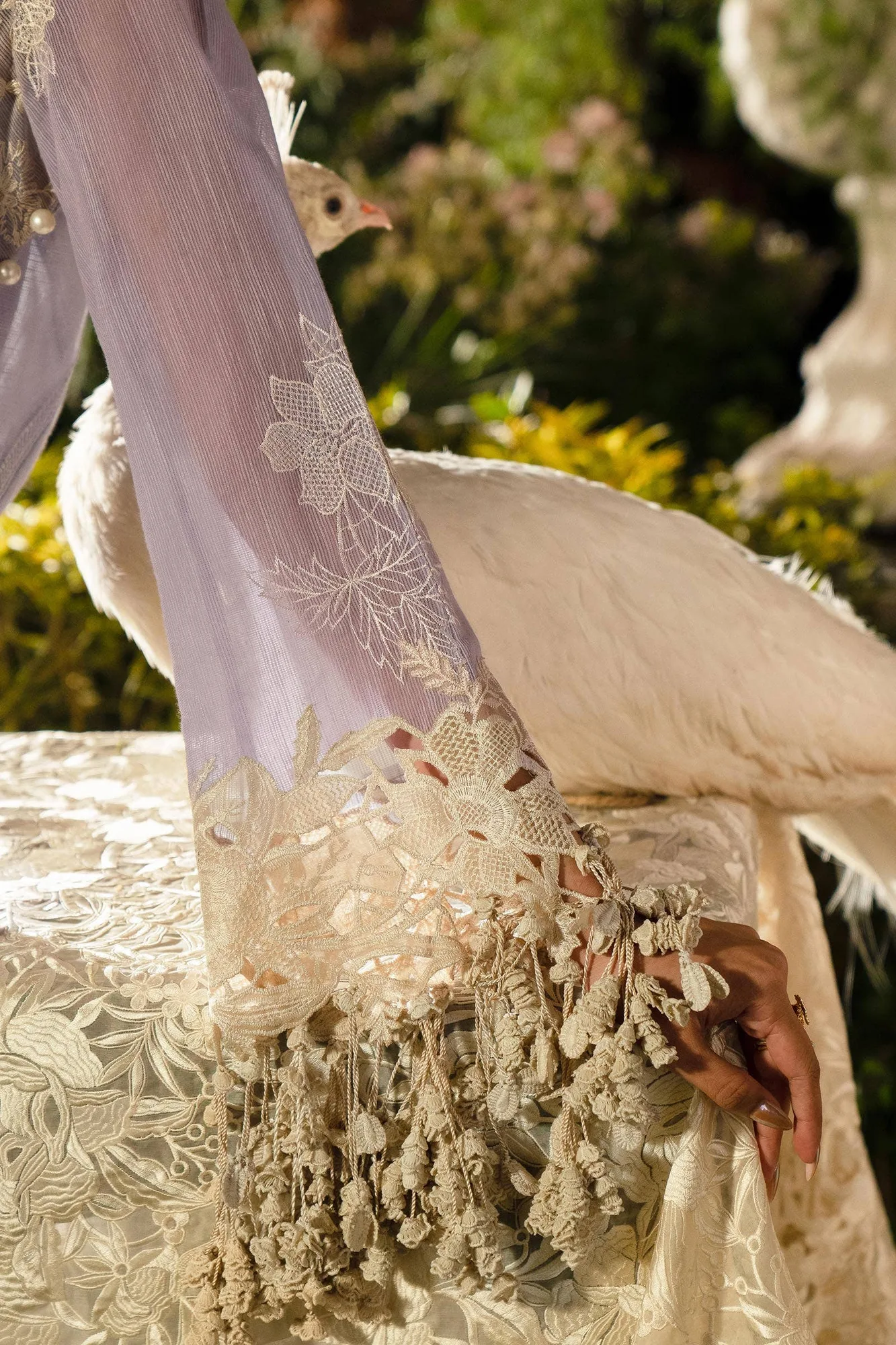 Sana Safinaz Luxury Collection 24 Lavender Organza – view 3 – Poshaq