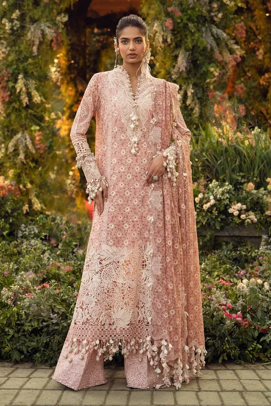 Sana Safinaz Luxury Collection 24 Pink Organza – view 1 – Poshaq