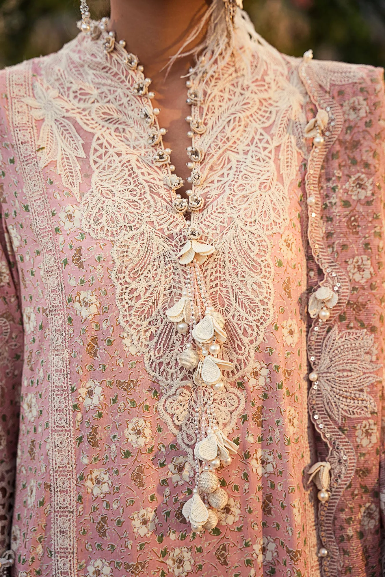 Sana Safinaz Luxury Collection 24 Pink Organza – view 2 – Poshaq