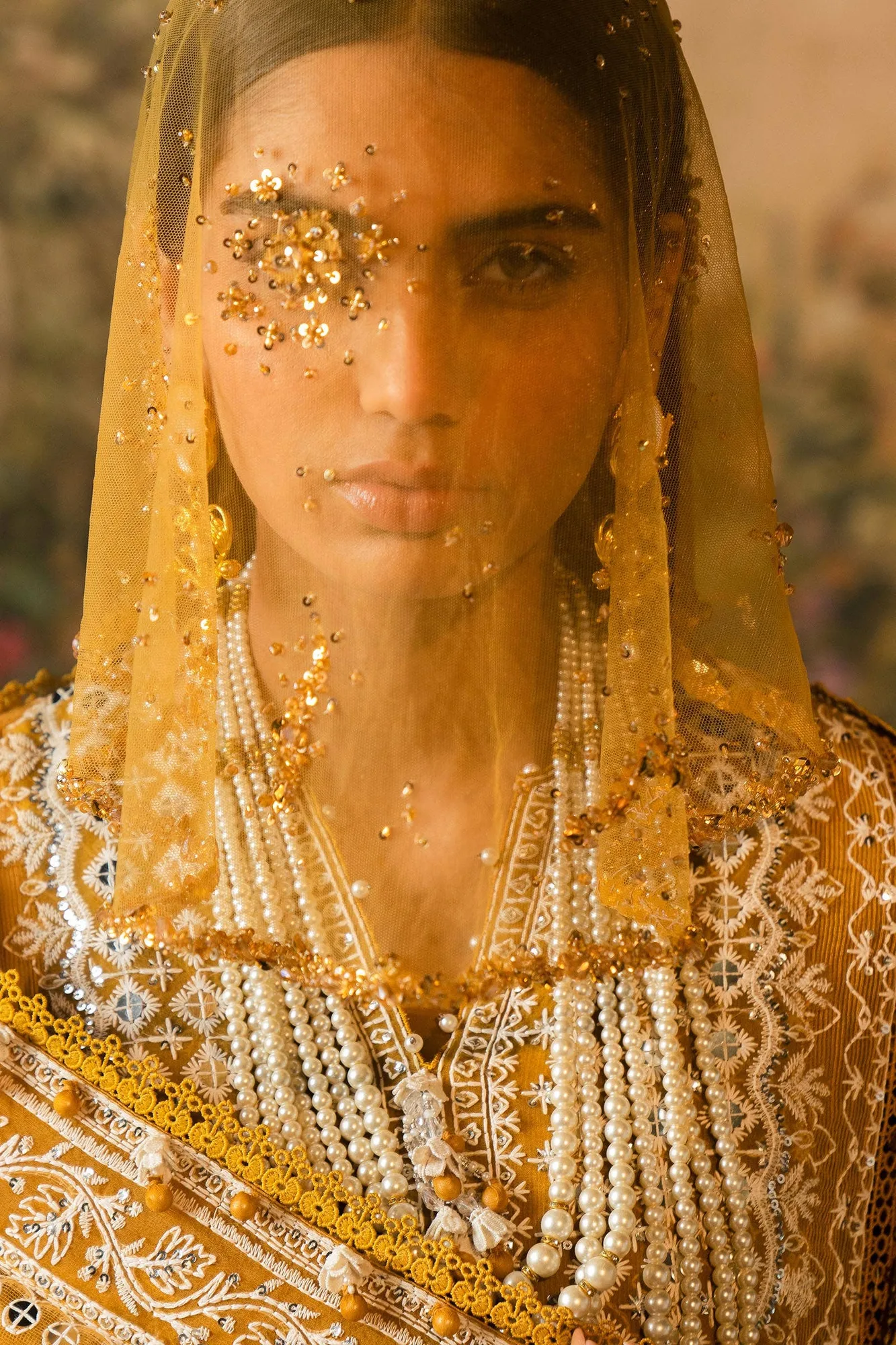 Sana Safinaz Luxury Collection 24 Orange Organza – view 3 – Poshaq