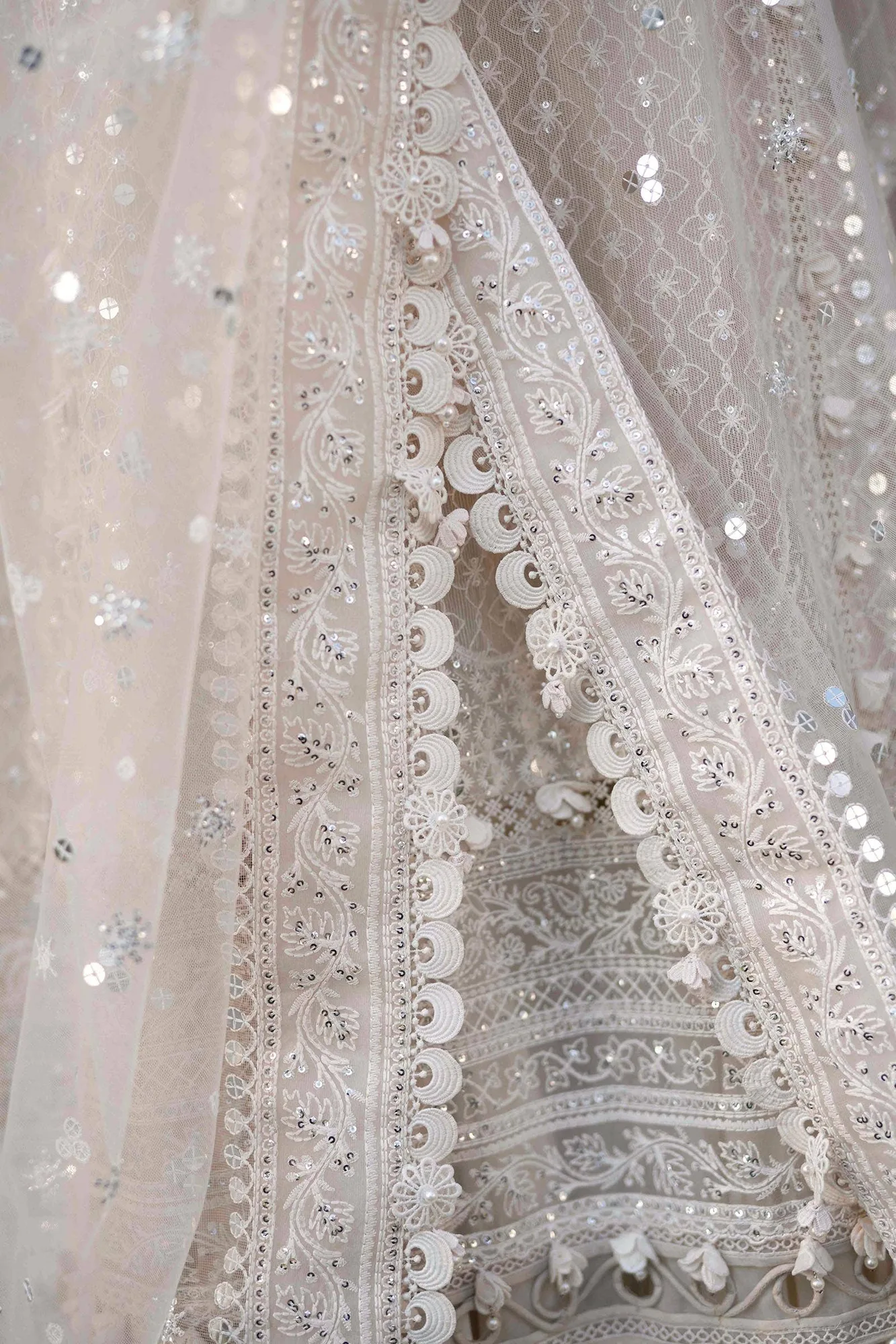 Sana Safinaz Luxury Collection 24 Off White Organza – view 5 – Poshaq