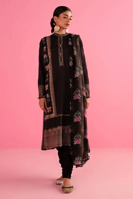 Sana Safinaz Mahay Summer Lawn 24 Black Organza – view 1 – Poshaq