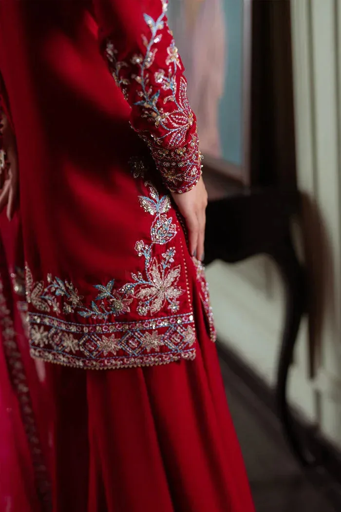 Saira Rizwan Velvet Pret 25 Red Velvet – view 6 – Poshaq