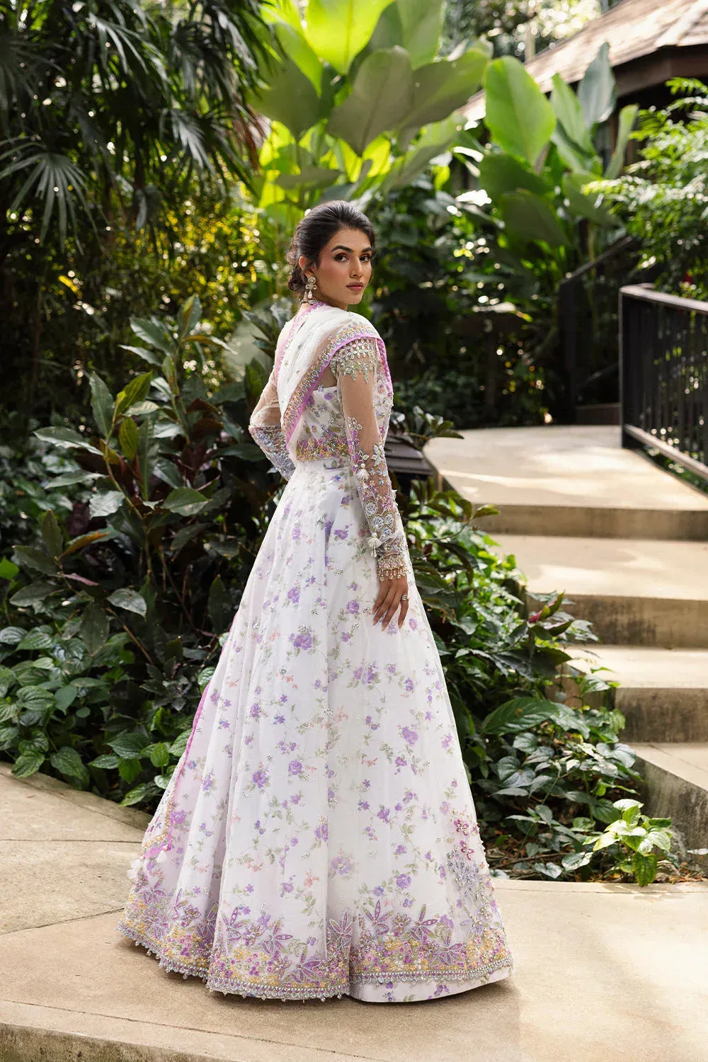 Saira Rizwan Wedding 2025 White Raw Silk – view 2 – Poshaq