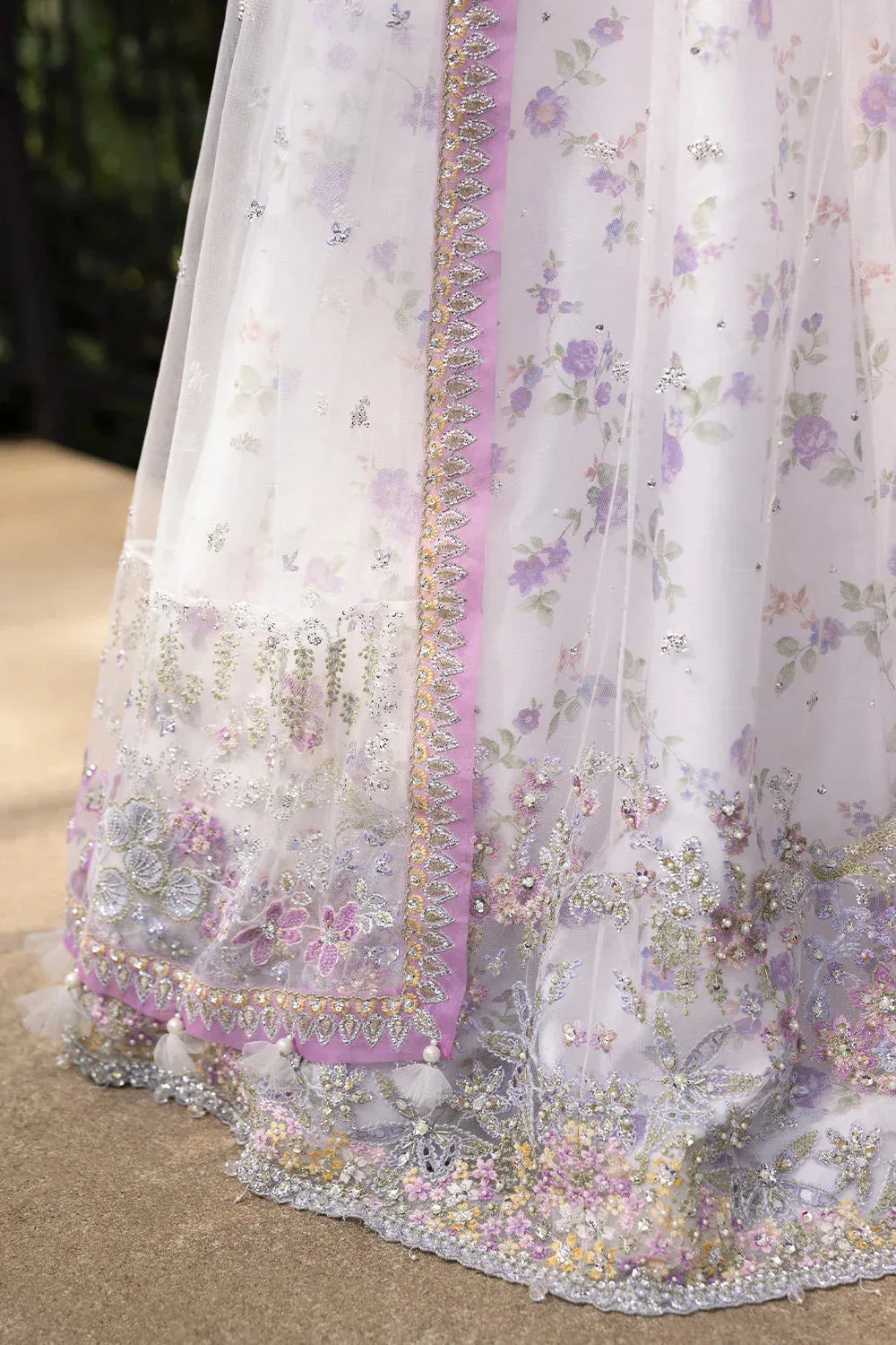 Saira Rizwan Wedding 2025 White Raw Silk – view 4 – Poshaq