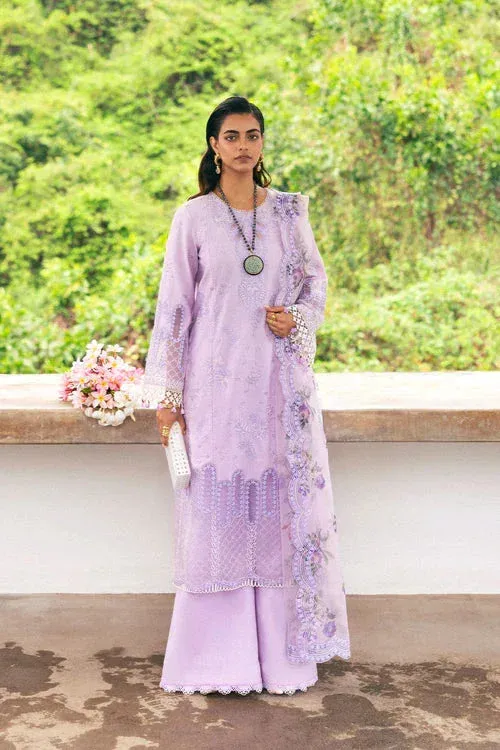 Saira Rizwan Sajri Festive Lilac Organza – view 1 – Poshaq