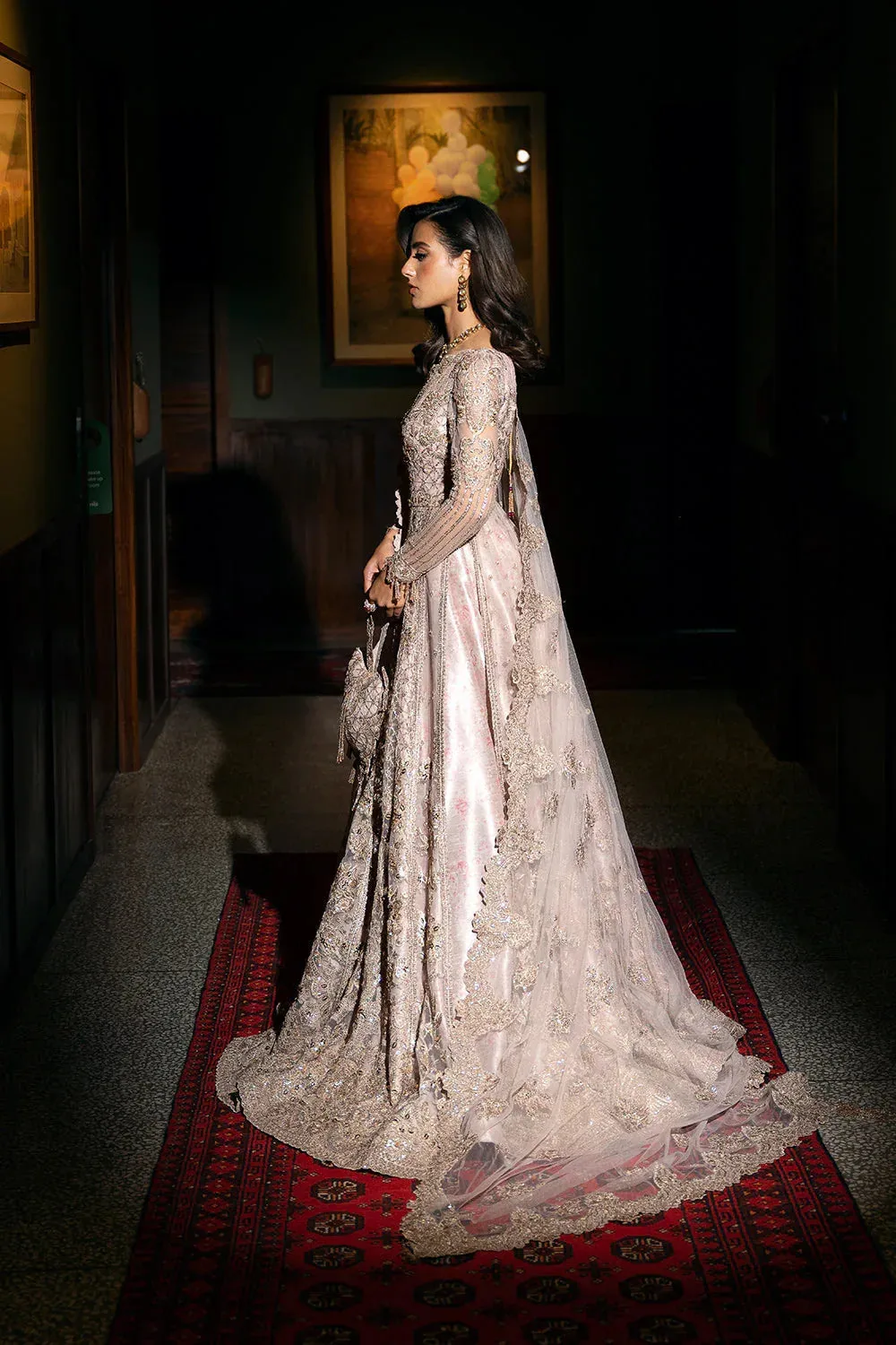 Saira Rizwan Festive Formals 24 Off White Raw Silk – view 2 – Poshaq