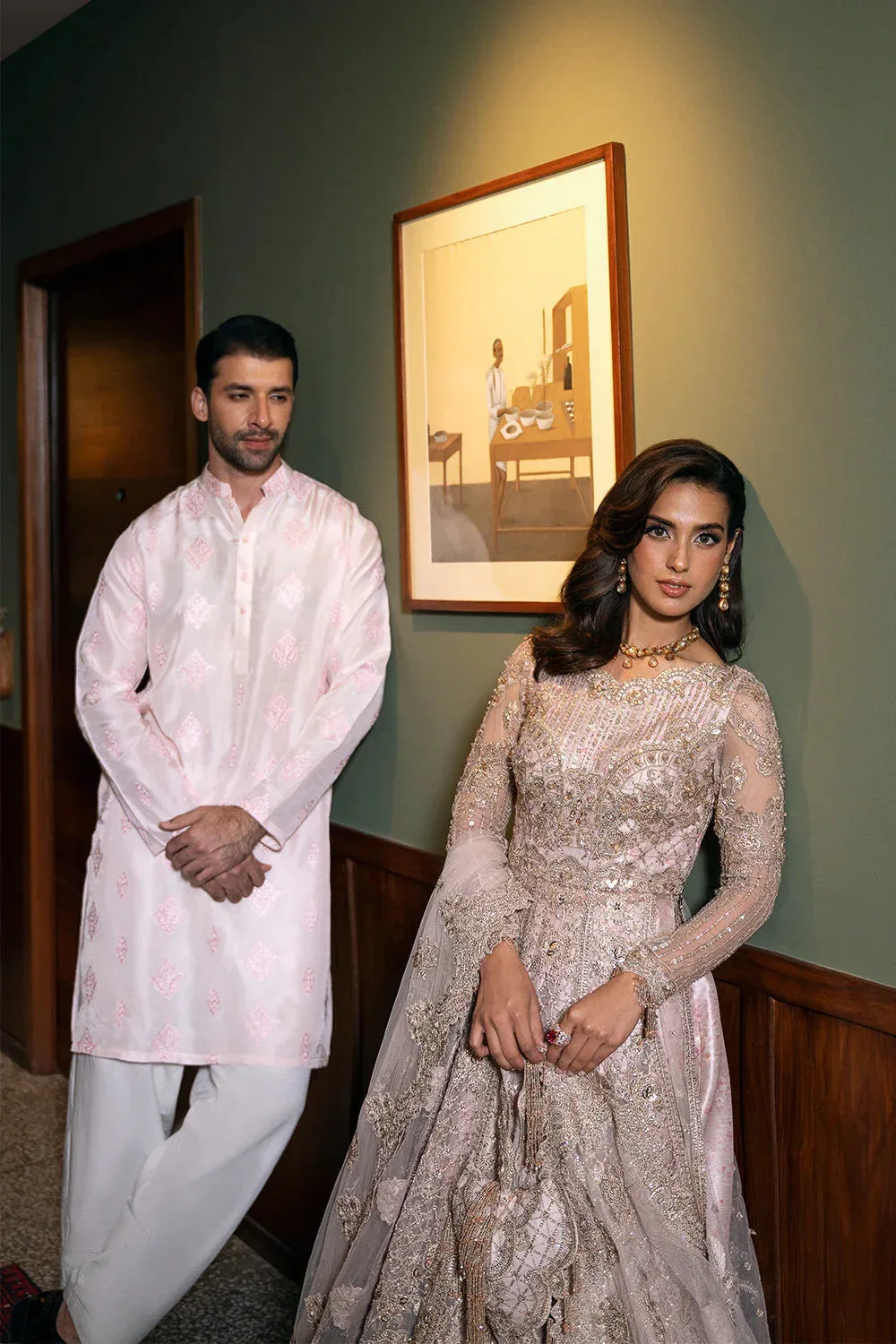 Saira Rizwan Festive Formals 24 Off White Raw Silk – view 5 – Poshaq