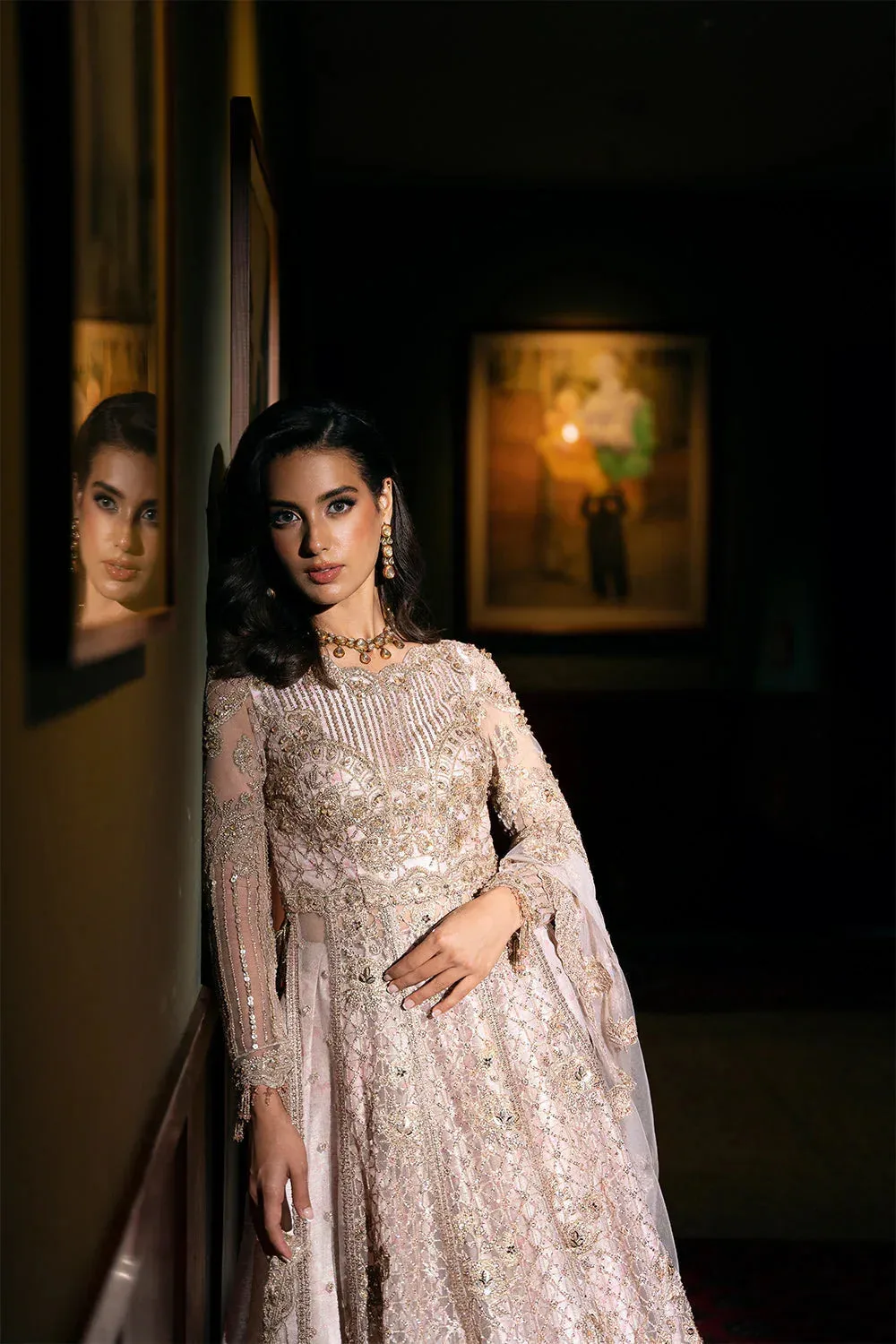 Saira Rizwan Festive Formals 24 Off White Raw Silk – view 6 – Poshaq