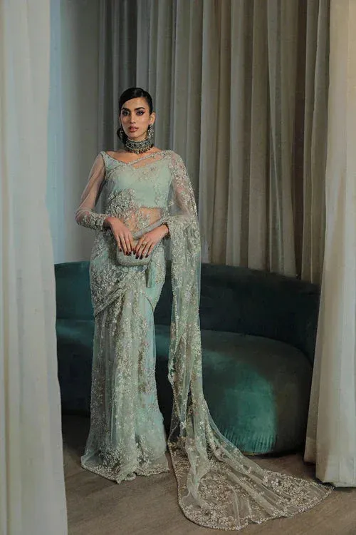 Saira Rizwan Riona Luxury Formals White Raw Silk – view 1 – Poshaq