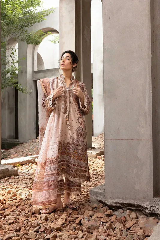 Sobia Nazir Fall Edit 24 Grey Organza – view 1 – Poshaq